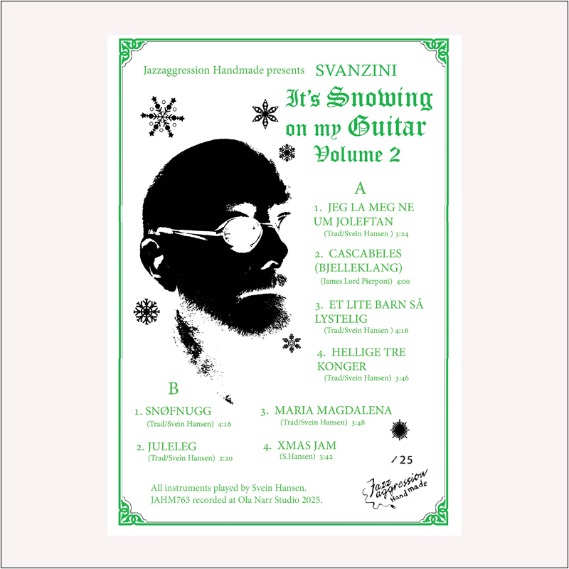 SvanZini <br> It's Snowing on my Guitar <br> Volume 2 Lathe LP