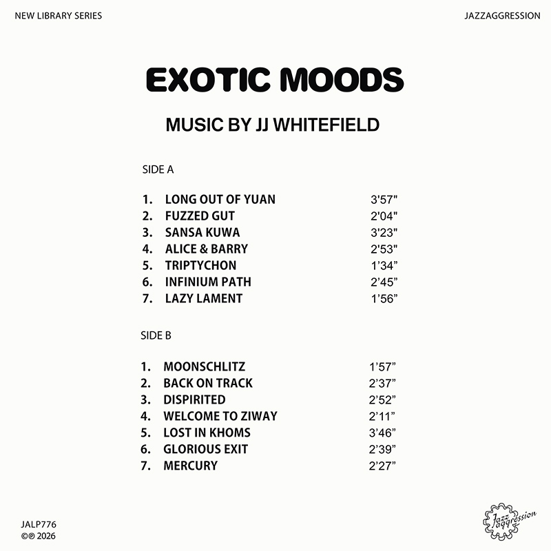 JJ Whitefield <br>Exotic Moods LP - Image 2